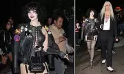 Dove Cameron Transforms into Frank-N-Furter for Halloween Bash with Fiancé Damiano David