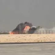 Dubai Airshow Crash: Indian Tejas Fighter Jet Erupts in Flames