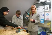 Duchess of Edinburgh Wields Drill at Oxford's RAW Workshop