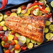Effortless One-Tray Salmon Bake: Your New Go-To Weeknight Wonder