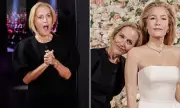 Gillian Anderson's Waxwork Debut at Madame Tussauds Stuns in 'Vulva' Dress