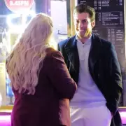 James Argent and Gemma Collins reunite at Winter Wonderland after 'hippo' texts
