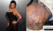 Katie Price Unveils Giant Bottom Tattoo, Rivaling Cheryl's Rose Design
