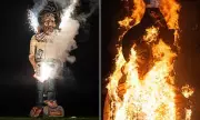 Keir Starmer Effigy Burned at Edenbridge Bonfire Night 2024