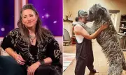 KT Tunstall's Gentle Giant: Singer Dwarfed by Enormous Irish Wolfhound in Heartwarming Photos