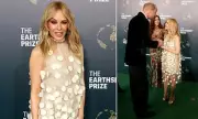 Kylie Minogue Stuns in Mini Dress for Royal Encounter with Prince William at Earthshot Prize Awards