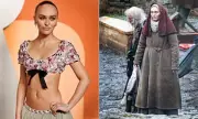 Lily-Rose Depp Transforms for Medieval Horror Film Werwulf in Surrey