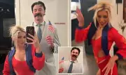 Livvy Dunne and Paul Skenes Steal Halloween With Pamela Anderson and Borat-Inspired Costumes