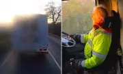 Lorry driver's dangerous driving causes crash due to misty windscreen