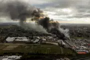 Major London Fire: 150 Firefighters Battle Southall Warehouse Blaze