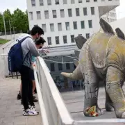 Man found dead inside giant dinosaur statue after phone retrieval attempt