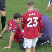 Man Utd's Maguire Forced Off With Hamstring Injury vs Tottenham