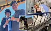 Mark Wahlberg's Daughter Grace Breaks Collarbone in Horse Riding Accident - Family Rallies Around Teen