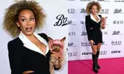 Mel B Stuns at Beauty Awards with Pink-Haired Dog Despite Backlash