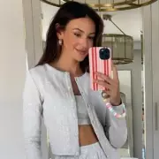 Michelle Keegan Stuns in Jaw-Dropping Black Gown After Halloween Festivities