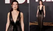 Millie Bobby Brown Stuns in Sheer Gown at Stranger Things Event