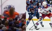 NHL Fan Flashes Shirt During Rangers vs Avalanche Game, Echoes Viral Trend