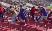 Oklahoma Fan Body Slams LSU Staffer in Pre-Game Ball Dispute
