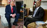 Political 'Manspreading' Row Erupts as Trump Mocks Obama and Newsom in Viral Post