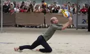 Prince William Shows Off Impressive Volleyball Skills During Royal Tour of Brazil