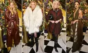 Rosie Huntington-Whiteley Leads Stars at Burberry's 2025 Christmas Tree Unveiling