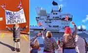 Royal Navy's HMS Prince of Wales Returns Home for Christmas in Biggest Naval Homecoming in 20 Years