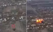 Russian 'Bouncing Bomb' Defies Physics in Terrifying Ukraine Attack Footage