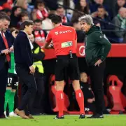 Sevilla vs Real Betis suspended after players hit by missiles in chaotic derby
