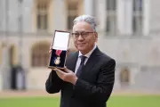 Sir Kazuo Ishiguro Knighted by King Charles III in Windsor Castle Ceremony
