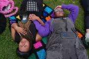 South African Women's Lie-Down Protest Targets Gender Violence Crisis