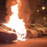 Three Cars Engulfed in Trafford Centre Car Park Blaze