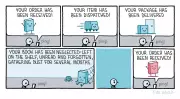 Tom Gauld's Hilarious Take on Online Book Shopping Cartoons