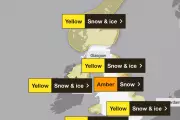 UK Braces for 25cm Snowfall as Amber Weather Warning Issued