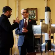 Ukraine's Octopus Drone Displayed in Downing Street as Symbol of Bravery