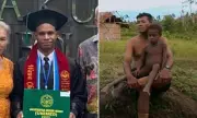 Wawa Chombonggai graduates 20 years after cannibal tribe death sentence
