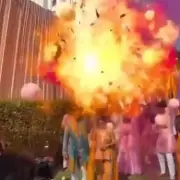 Wedding Chaos: Balloon Explosion Leaves Bride and Groom Scarred