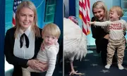 White House Press Secretary Karoline Leavitt's Toddler Steals Thanksgiving Show