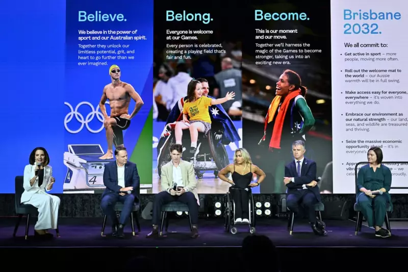 Brisbane 2032 Olympic motto 'Believe. Belong. Become.' branded 'lazy and evangelistic'