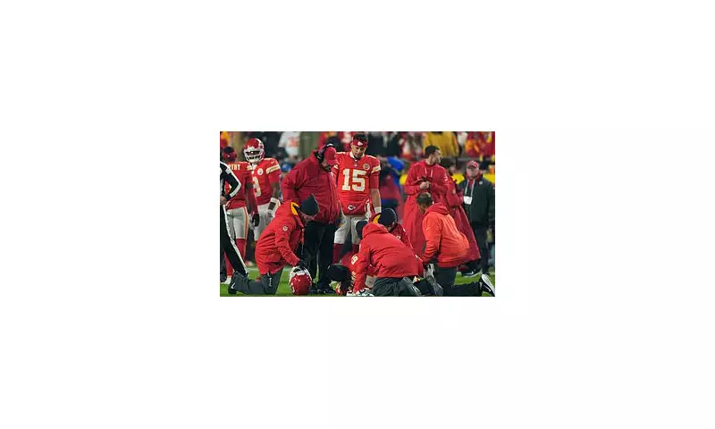 Chiefs' Playoff Hopes Hit as Wanya Morris Suffers Knee Injury on First Play