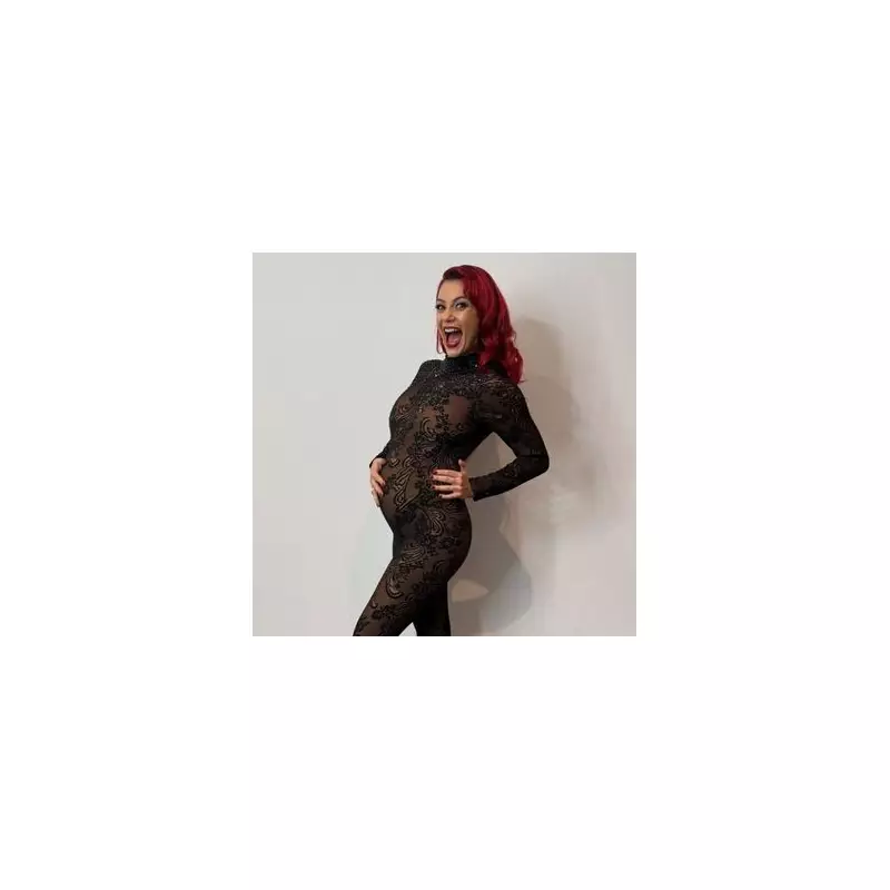 Dianne Buswell Flaunts Baby Bump in Sheer Catsuit in Strictly Backstage Snaps