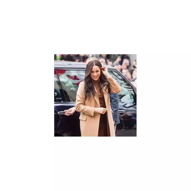 Get Meghan Markle's Look: M&S 'Slimming' Camel Coat Dupe for £70
