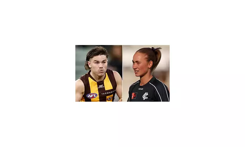 Hawthorn's Nick Watson & Carlton's Keeley Sherar Confirm AFL Romance