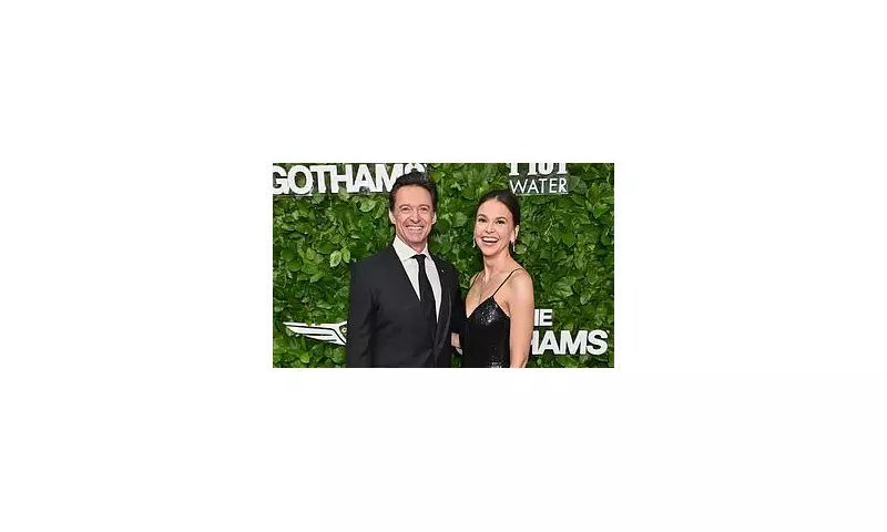 Hugh Jackman & Sutton Foster's Red Carpet Debut at Gotham Awards