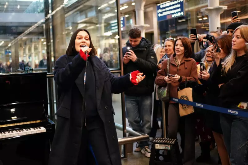 Jessie J surprises London commuters with impromptu gig amid cancer recovery