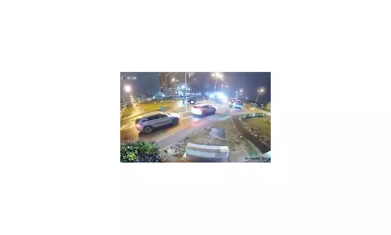 Mercedes Catapulted Over Cars in Oradea After Driver's Diabetic Episode