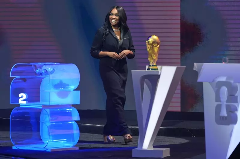 Samantha Johnson Co-Hosts 2026 FIFA World Cup Draw with Rio Ferdinand