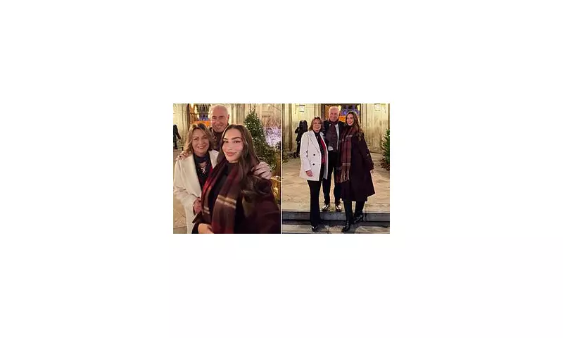 Zara McDermott Attends Kate's Carol Service with Parents at Westminster Abbey