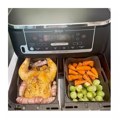 Air Fryer Christmas Dinner: Full Festive Feast Cooked in 45 Minutes for Under £15