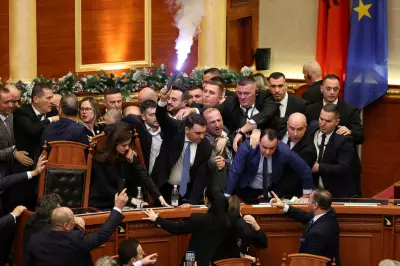 Albanian Parliament Erupts: Flares, Fights Amid Ombudsman Vote
