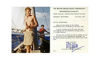 BBC's 1952 Rejection Letter to David Attenborough Revealed in New Archive